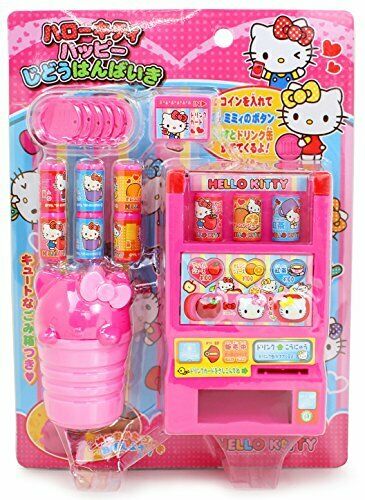 Hello Kitty Toy Vending Machine With Coins Juice And Other Accessories
