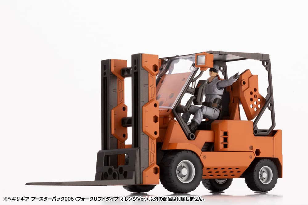 KOTOBUKIYA 1/24 Hexa Gear Booster Pack 006 Gabelstapler Typ Orange Ver. Plastikmodell