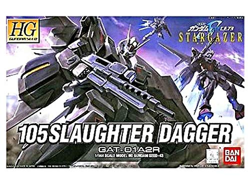 BANDAI 453792 Hg Gundam Seed Gat-01A1 105 Slaughter Dagger Bausatz im Maßstab 1:144