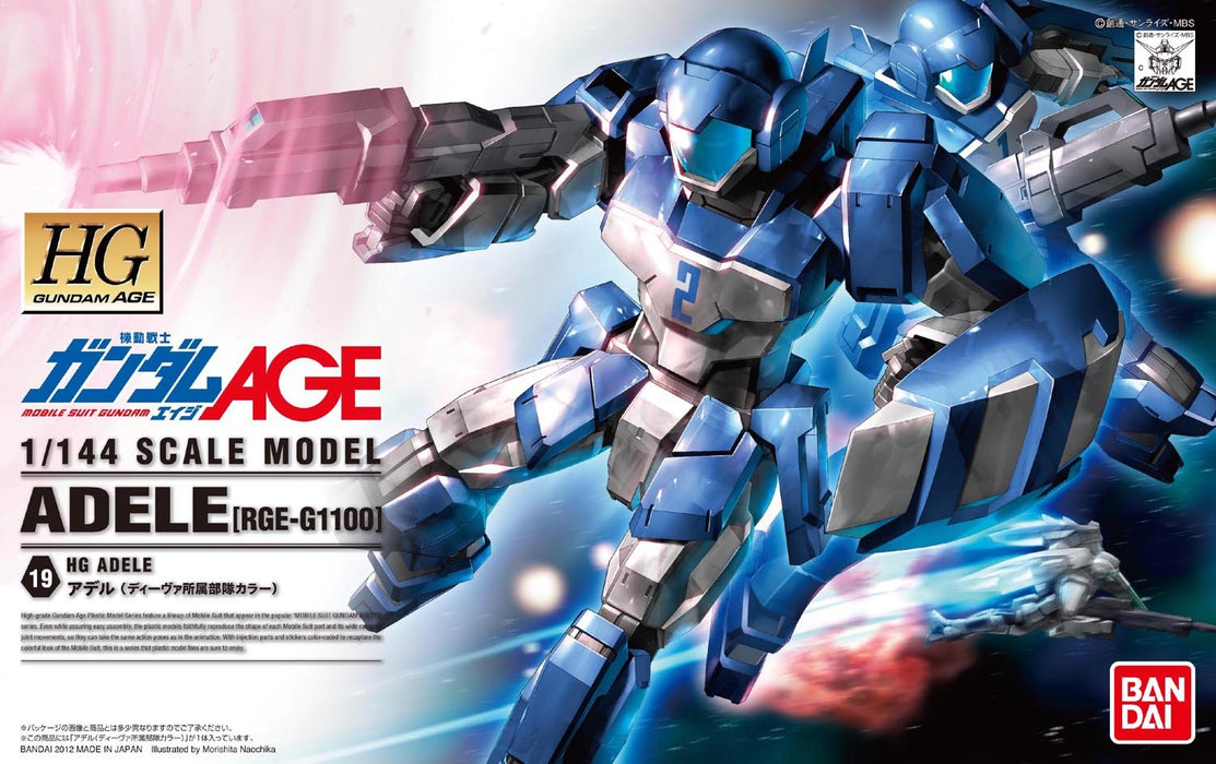 BANDAI Gundam Hg Age-19 Adele Rge-G1100 1/144 Scale Kit