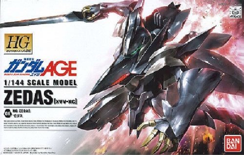 BANDAI Gundam Hg Age-06 Zedas Xvv-Xc Bausatz im Maßstab 1:144
