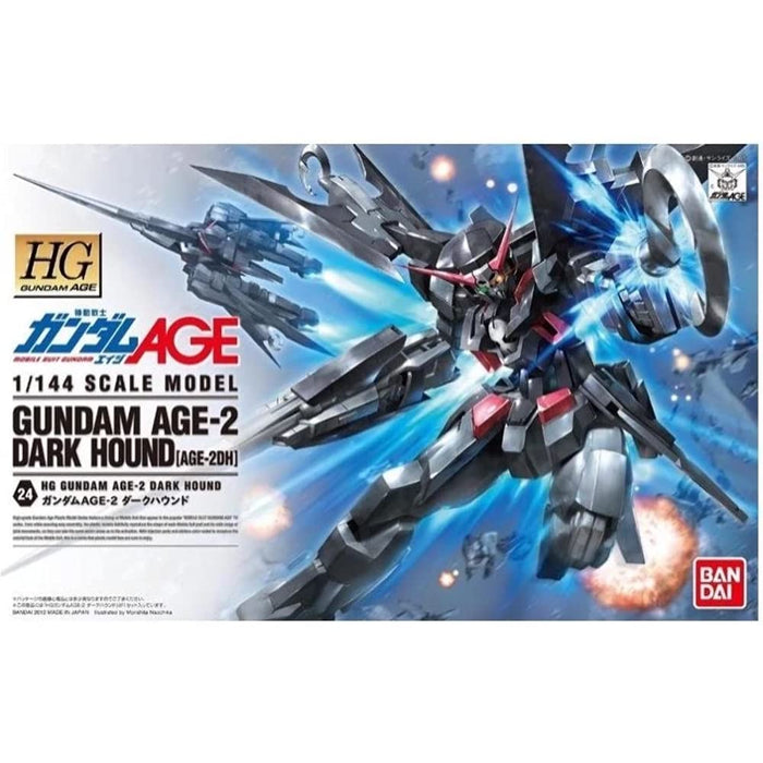 BANDAI Gundam Hg Age-24 Gundam Age-2 Dark Hound Age-2Dh 1/144 Scale Kit