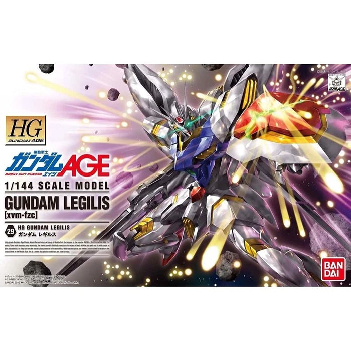 BANDAI Gundam Hg Age-29 Gundam Legilis Xvm-Fzc 1/144 Kit Échelle