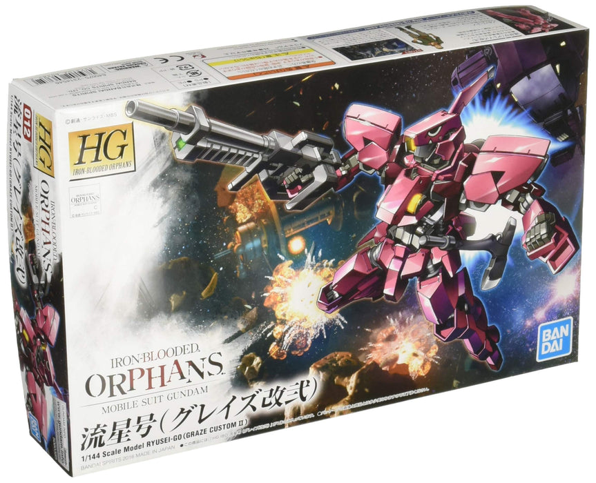 BANDAI Iron-Blooded Orphans 012 Gundam Ryusei-Go Graze Custom Ii Kit à l'échelle 1/144