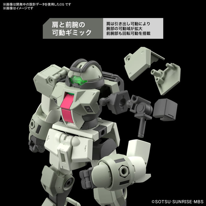 Bandai Spirits Hg Mobile Suit Gundam Mercury Witch Demi Trainer Farbcodiertes Modell im Maßstab 1:144