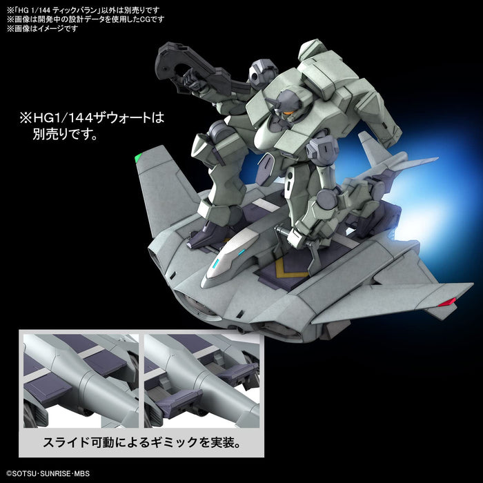 Hg Mobile Suit Gundam Mercury Witch Tikbalan Farbkodiertes Kunststoffmodell im Maßstab 1:144