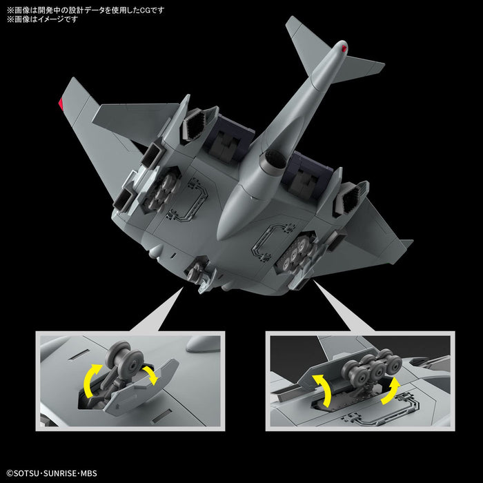 Hg Mobile Suit Gundam Mercury Witch Tikbalan Farbkodiertes Kunststoffmodell im Maßstab 1:144