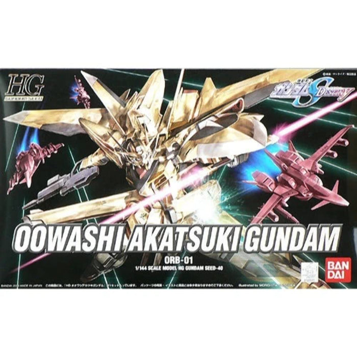 BANDAI Hg Gundam Seed Destiny Oowashi Akatsuki Gundam Bausatz im Maßstab 1:144