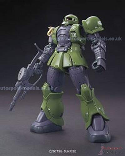 Hg Mobile Suit Gundam The Origin Zaku I (Denim/Slender Machine) Farbkodiertes Kunststoffmodell im Maßstab 1:144