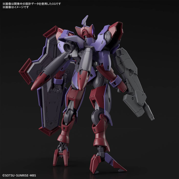 Hg Mobile Suit Gundam Hexe von Mercury Begilpende Maßstab 1:144 Farbkodiertes Kunststoffmodell