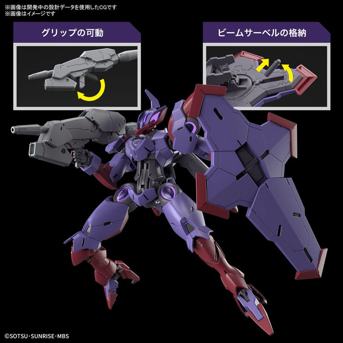 Hg Mobile Suit Gundam Witch Of Mercury Begilpende Échelle 1/144 Modèle en plastique à code couleur