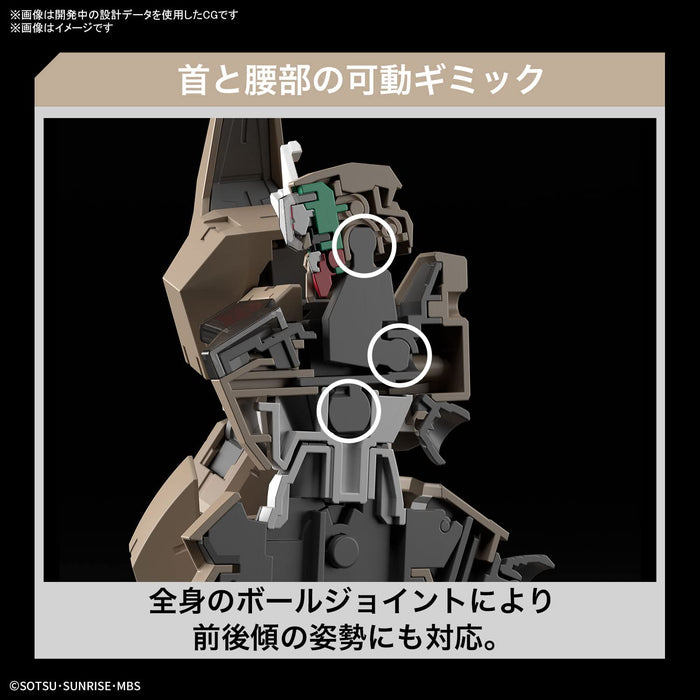 Hg Mobile Suit Gundam Witch Of Mercury Gundam Lubris Thorn Farbkodiertes Kunststoffmodell im Maßstab 1:144