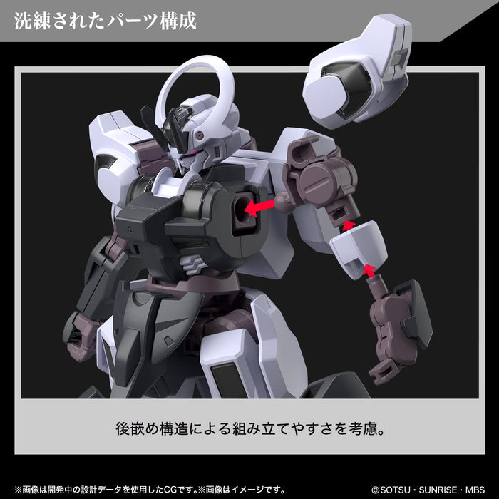 Hg Mobile Suit Gundam Witch Of Mercury Gundam Schwarzette 1/144 Scale Color Coded Plastic Model