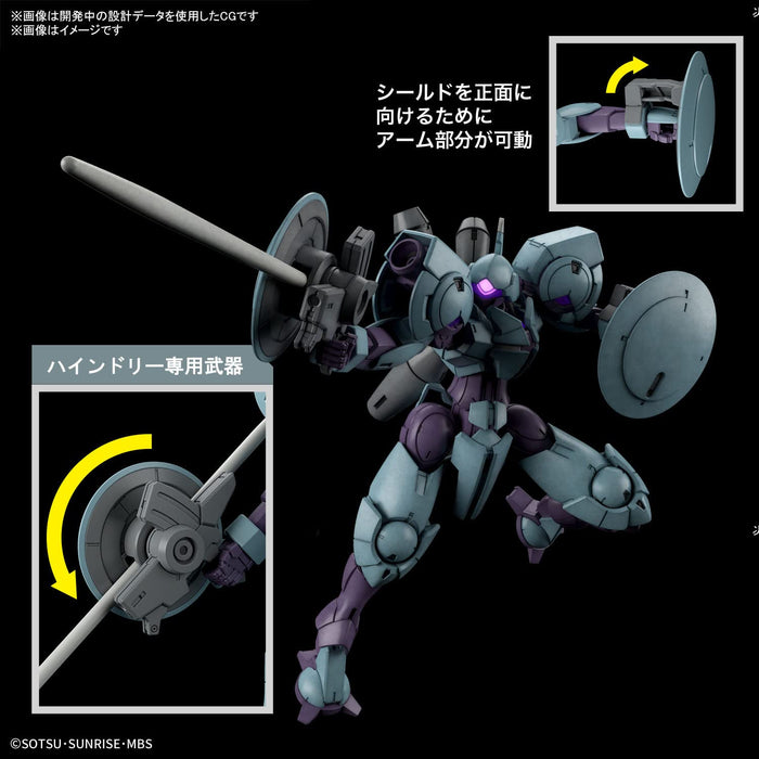 Hg Mobile Suit Gundam Witch Of Mercury Hindley 1/144 Scale Color Coded Plastic Model