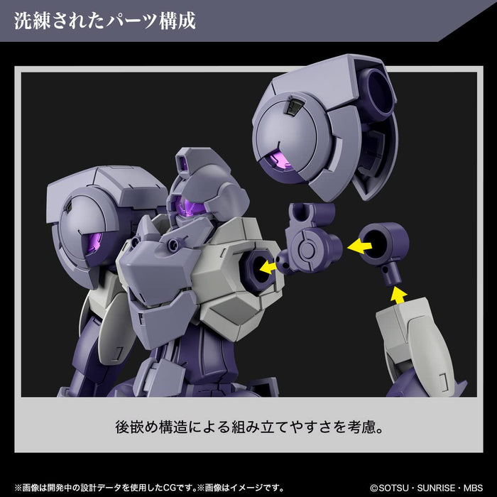 Hg Mobile Suit Gundam Witch Of Mercury Hindley Sturm, farbcodiertes Plastikmodell im Maßstab 1/144