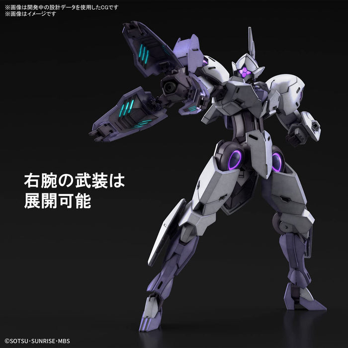 Hg Mobile Suit Gundam Hexe von Mercury Michaelis Maßstab 1:144, farbcodiertes Kunststoffmodell