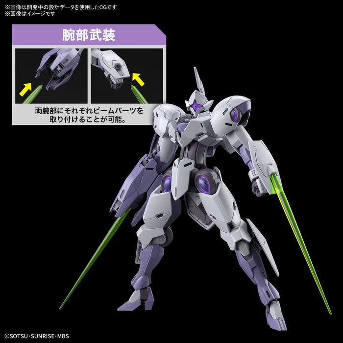 Hg Mobile Suit Gundam Hexe von Mercury Michaelis Maßstab 1:144, farbcodiertes Kunststoffmodell