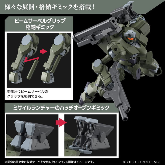 Bandai Hg 1/144 Zowort Heavy Plastic Model Gundam: The Witch From Mercury