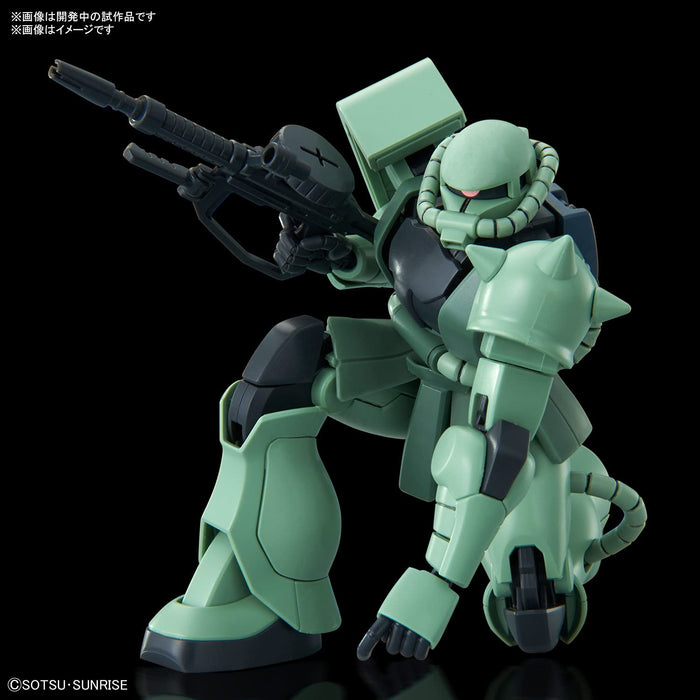 BANDAI Hguc 1/144 Zaku II Kunststoffmodell Mobile Suit Gundam