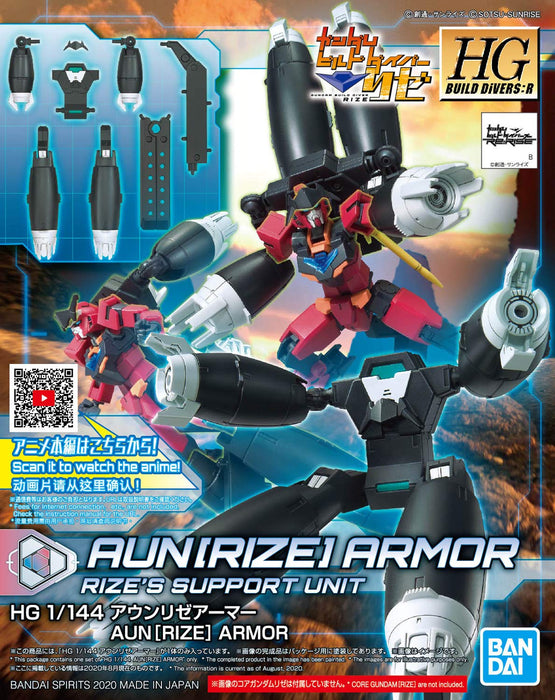 BANDAI Hg Gundam Build Divers Re:Rise 35 Aunrize Armor Bausatz im Maßstab 1:144