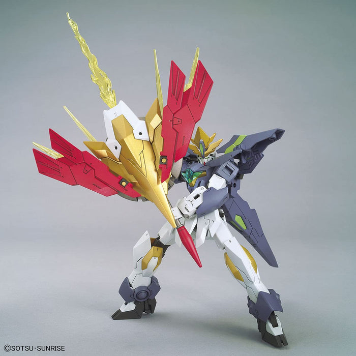 Hgbd:R Gundam Build Divers Re:Rise Gundam Aegis Knight Modèle en plastique à code couleur à l'échelle 1/144