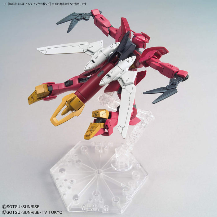 BANDAI Hg Gundam Build Divers Re:Rise 19 Mercuone Weapons Bausatz im Maßstab 1:144