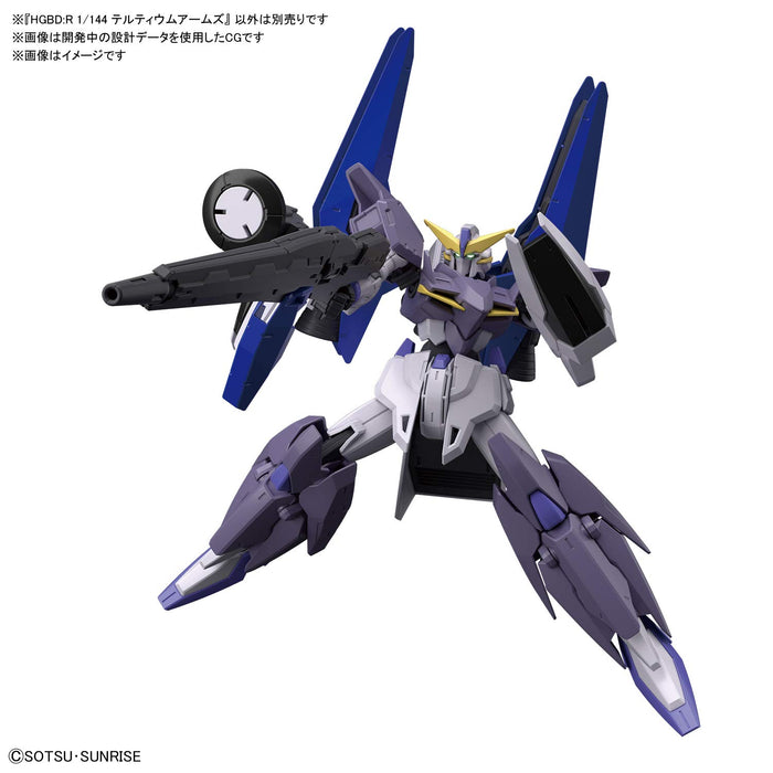 BANDAI Hg Gundam Build Divers Re:Rise 36 Tertium Arms Bausatz im Maßstab 1/144