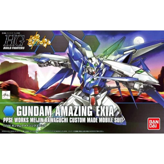BANDAI Hg Build Fighters 016 Gundam Amazing Exia 1/144 Scale Kit
