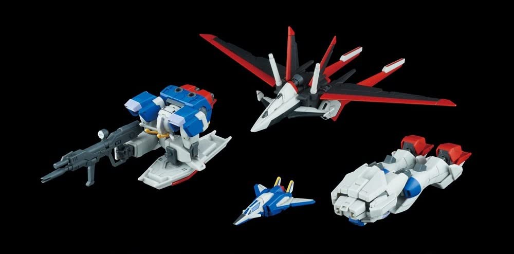 BANDAI Hguc 198 Gundam Zgmf-X56S/A Force Impulse Gundam Kit à l'échelle 1/144