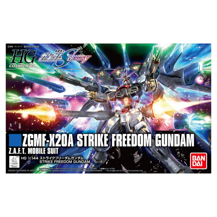 Hgce 201 Mobile Suit Gundam Seed Destiny Strike Freedom Gundam 1/144 Scale Color Coded Plastic Model