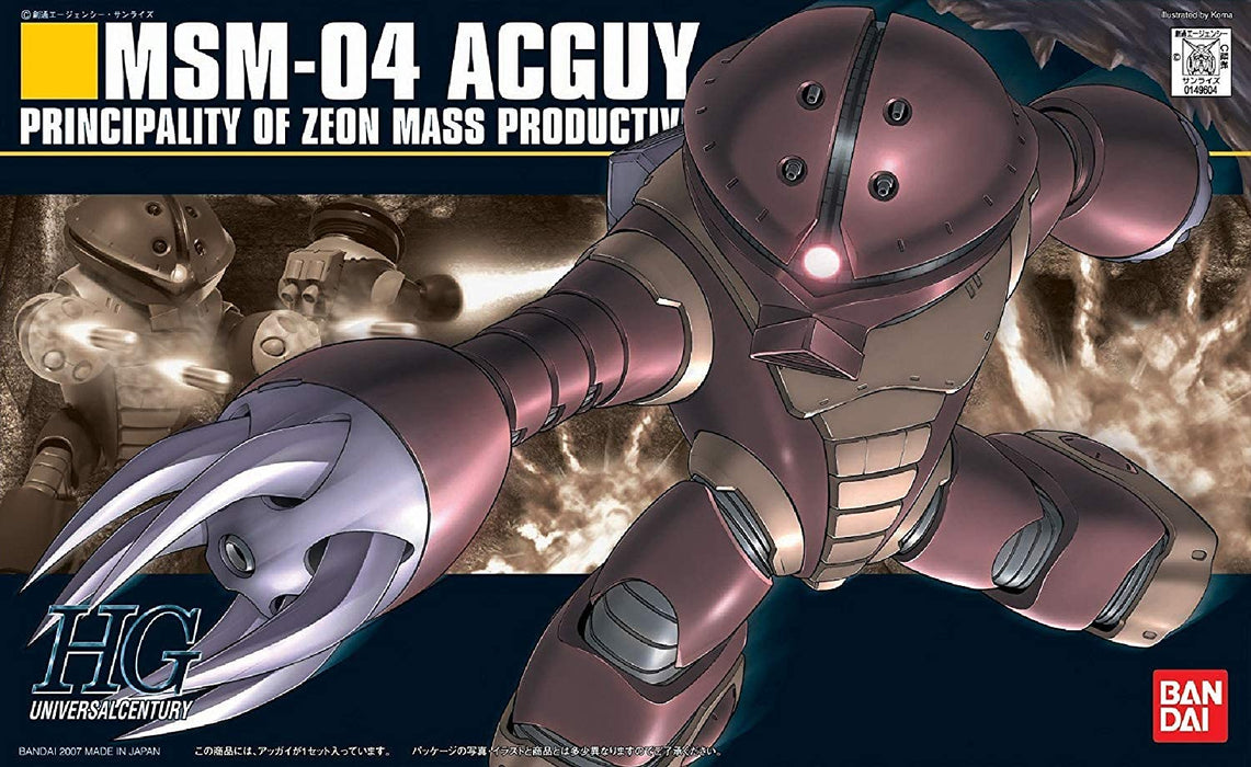 BANDAI Hguc 078 Gundam Msm-04 Acguy Kit à l'échelle 1/144