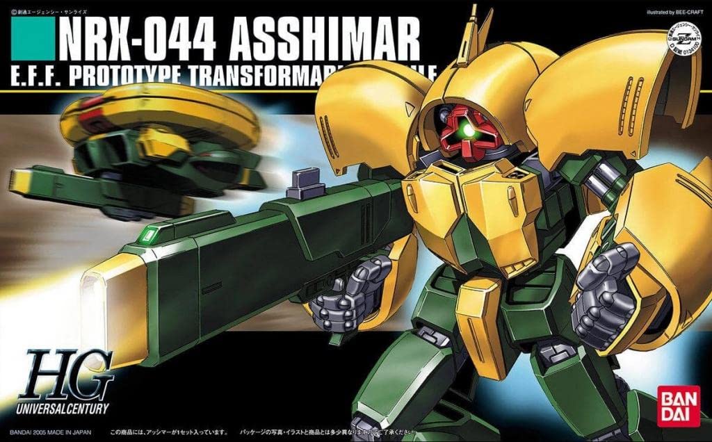 BANDAI Hguc 054 Gundam Nrx-044 Asshimar 1/144 Scale Kit