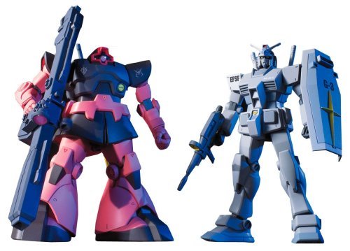 BANDAI Gundam Rx-78-3 Gundam + Ms-09Rs Rick-Dom 1/144 Scale Kit