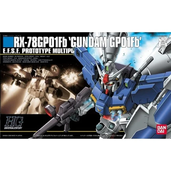 BANDAI Hguc 018 Gundam Rx-78Gpo1Fb Gpo1Fb 1/144 Scale Kit