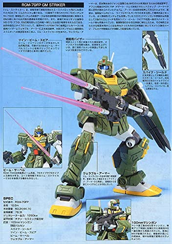 BANDAI Hguc 072 Gundam Rgm-79Fp Gm Striker 1/144 Scale Kit