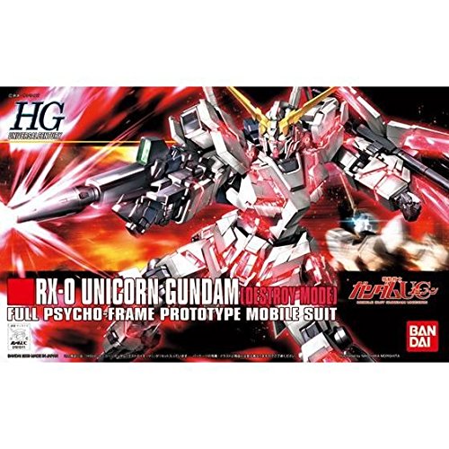 HGUC 1/144 RX-0 Unicorn Gundam Destroy Mode - Bandai Spirits