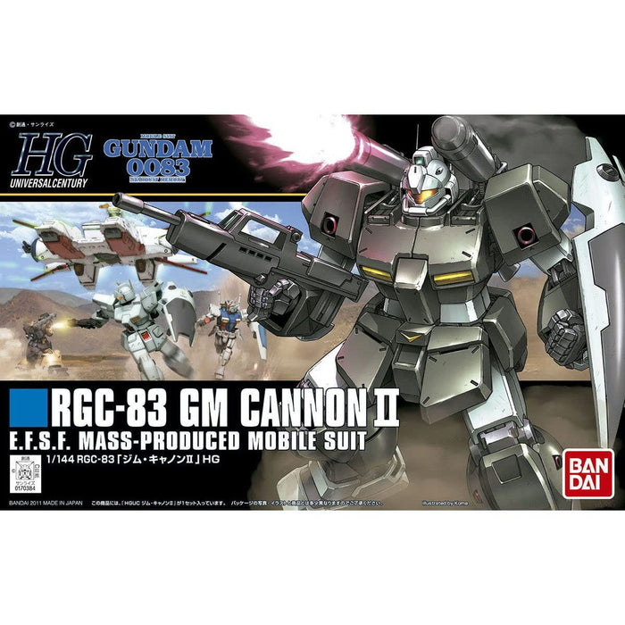 BANDAI Hguc 125 Gundam Rgc-83 Gm Cannon Ii Kit à l'échelle 1/144
