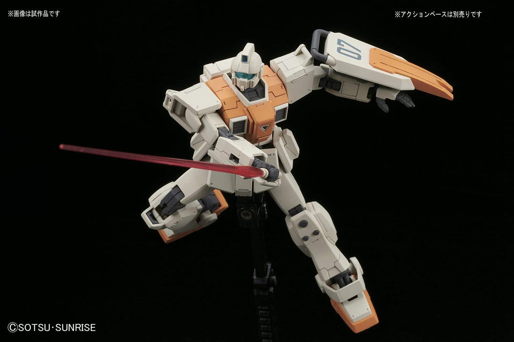 BANDAI Hguc 202 Gundam Gm Ground Type 1/144 Scale Kit