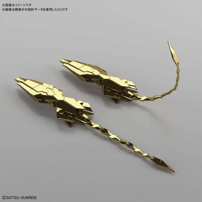 BANDAI Hguc 227 Licorne Gundam Unité 3 Mode Licorne Fenex Narrative Ver. Kit de revêtement d'or à l'échelle 1/144