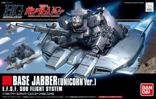 BANDAI Hguc 144 Gundam Base Jabber Licorne Version 1/144 Kit Échelle