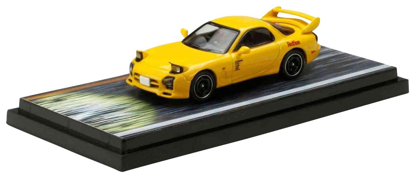 Hobby Japan 1/64 Mazda Rx-7 FD3S Red Suns/Initial D w/Driver Figure