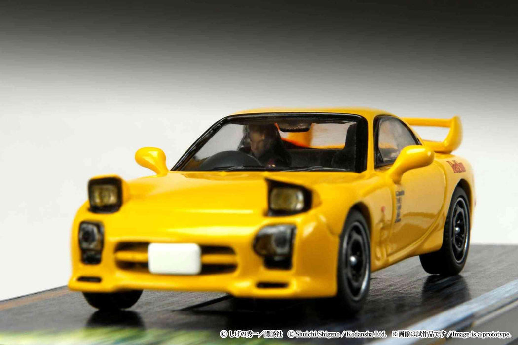 Hobby Japan 1/64 Mazda Rx-7 FD3S Red Suns/Initial D w/Driver Figure