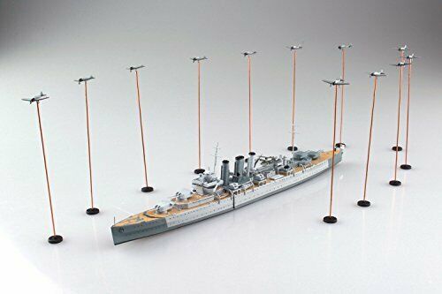 Hms Dorsetshire 'indian Ocean Raid' 1/700 Scale Plastic Model Kit