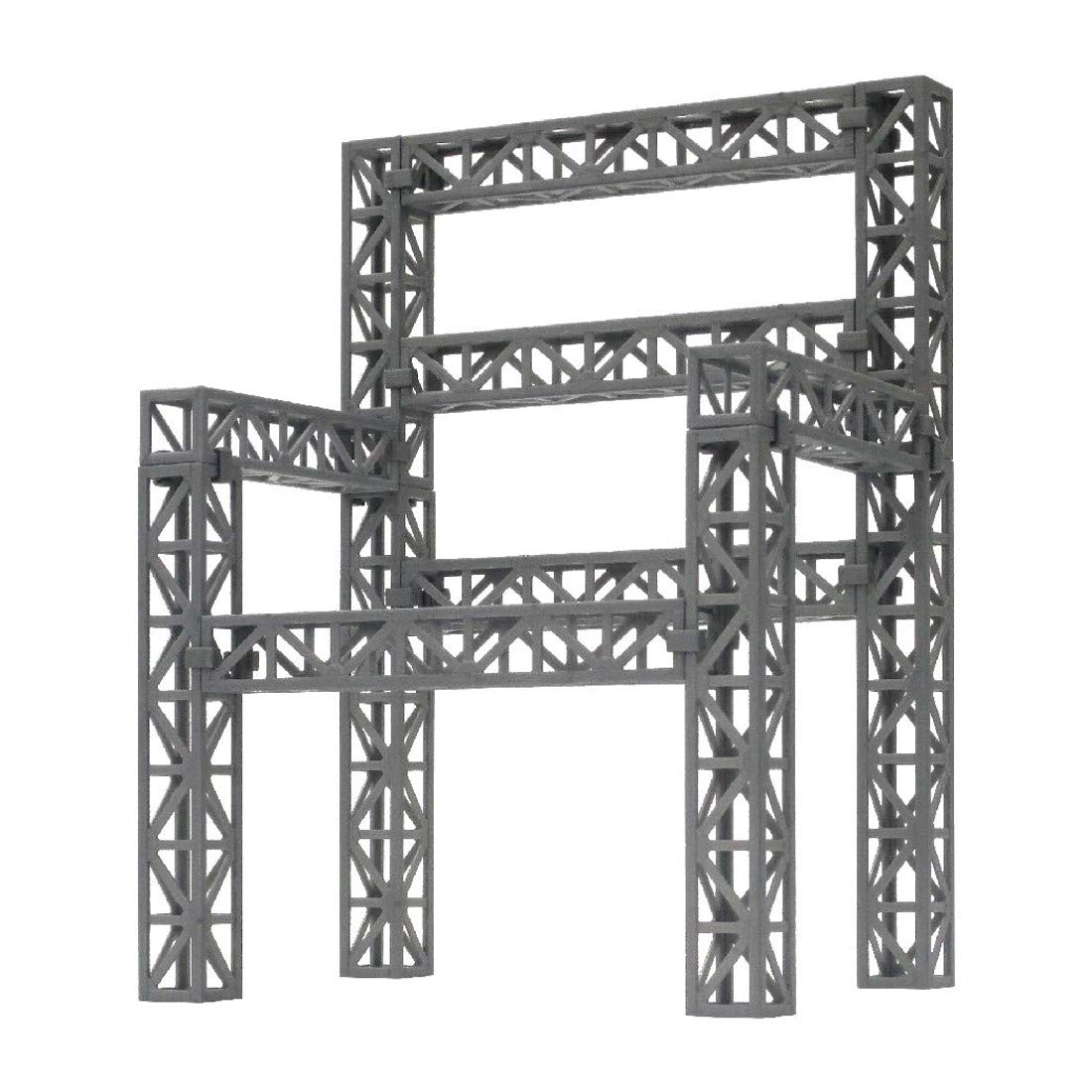HOBBY BASE Ppc-K39Sv Steel Truss Set Silver Plastic Model