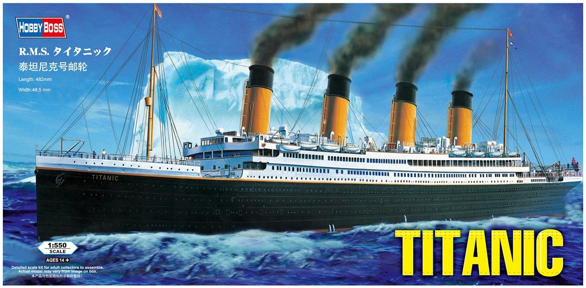 Doyusha 481305 RMS Titanic Bausatz im Maßstab 1:550