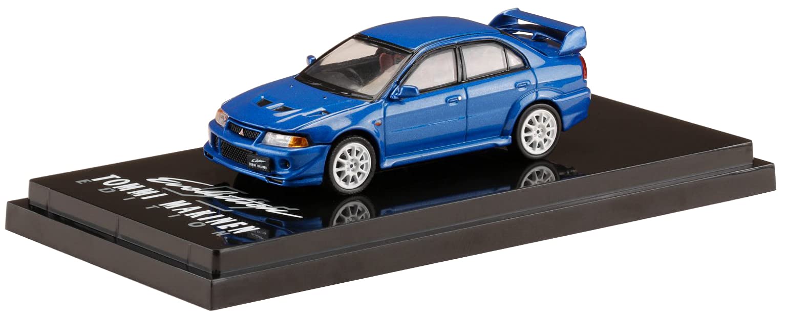 Hobby Japon 1/64 Lancer Evo 6 Tme CP9A Bleu HJ641033BBL