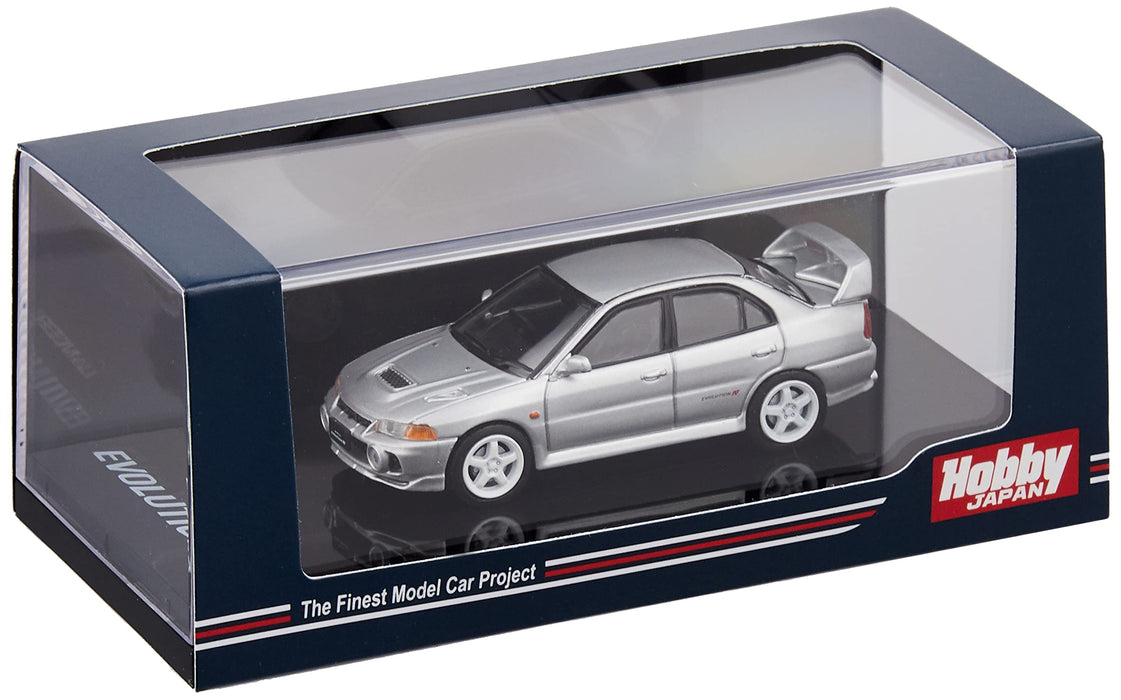 Hobby Japan 1/64 Lancer Evo IV Cn9A Stahl Silber