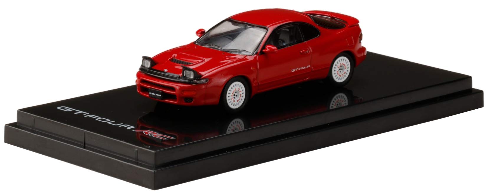 Hobby Japan 1/64 Toyota Celica Gt-Four RC ST185 Custom/Dish Wheel Super Red II HJ641023CR