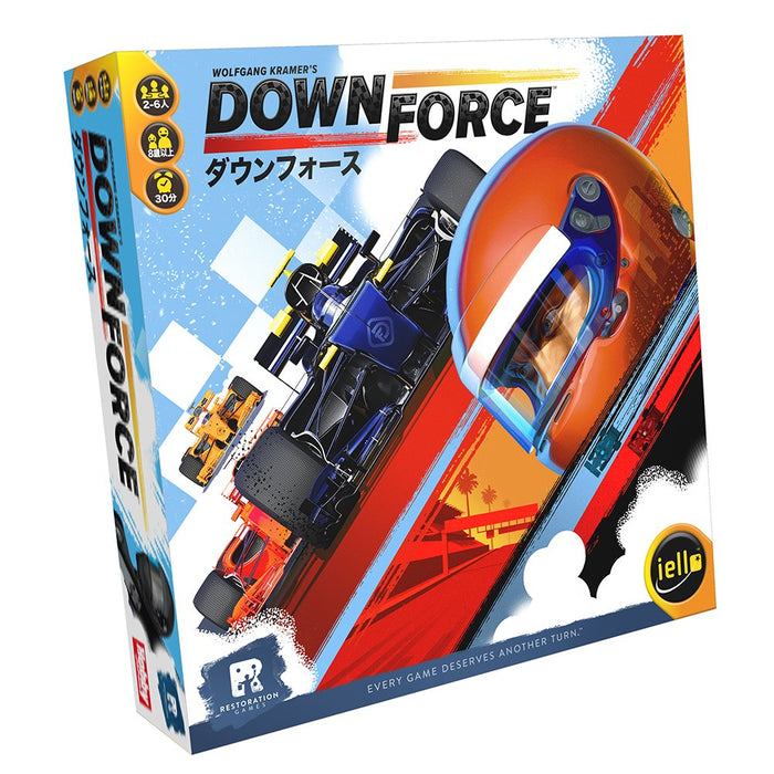 Hobby Japan Downforce Board Game (2-6 Players 8+ Yrs 30 Min)