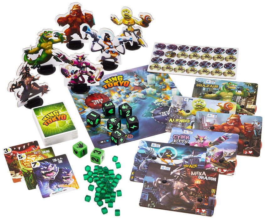 Hobby Japan King Of Tokyo Brettspiel (2–6 Spieler ab 8 Jahren, 30 Min.)